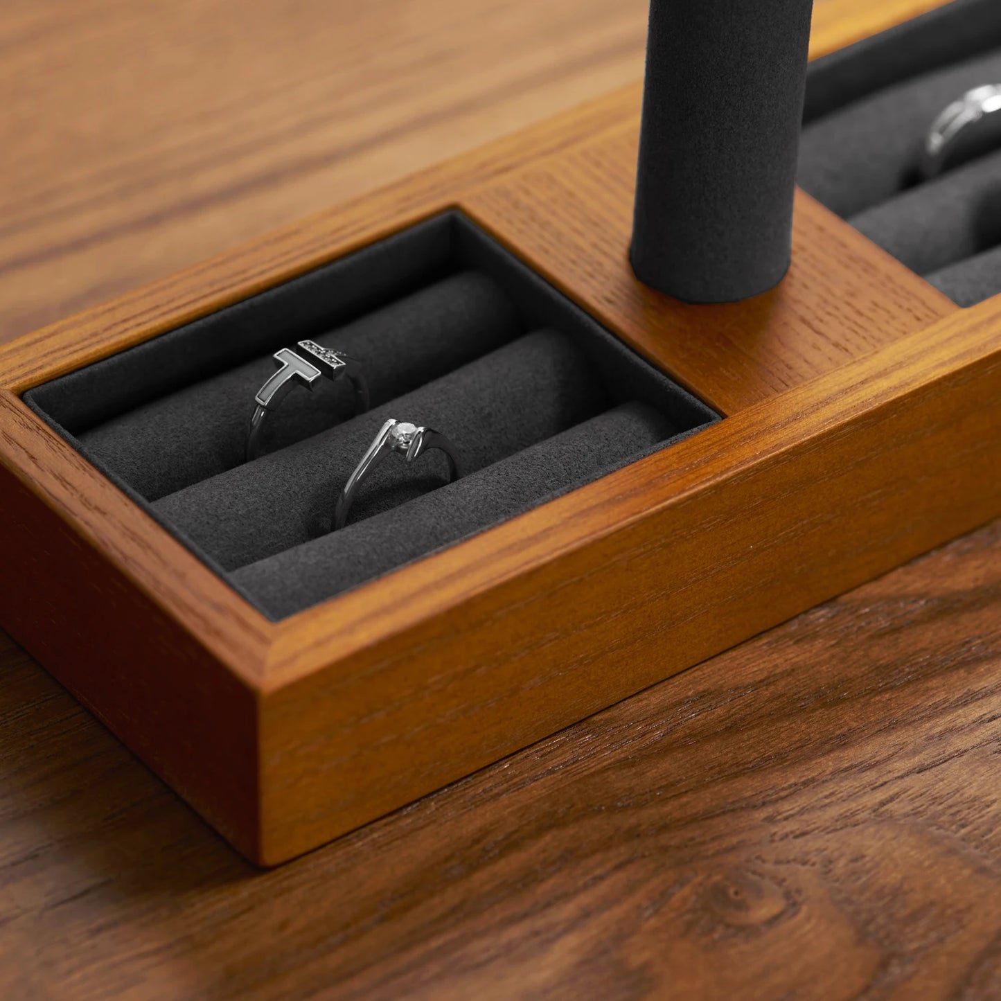 Wooden T-Shape Jewellery Stand