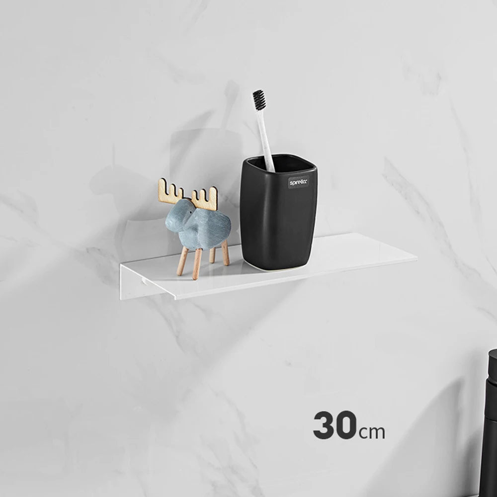Minimalist Aluminium Bathroom Floating Shelf