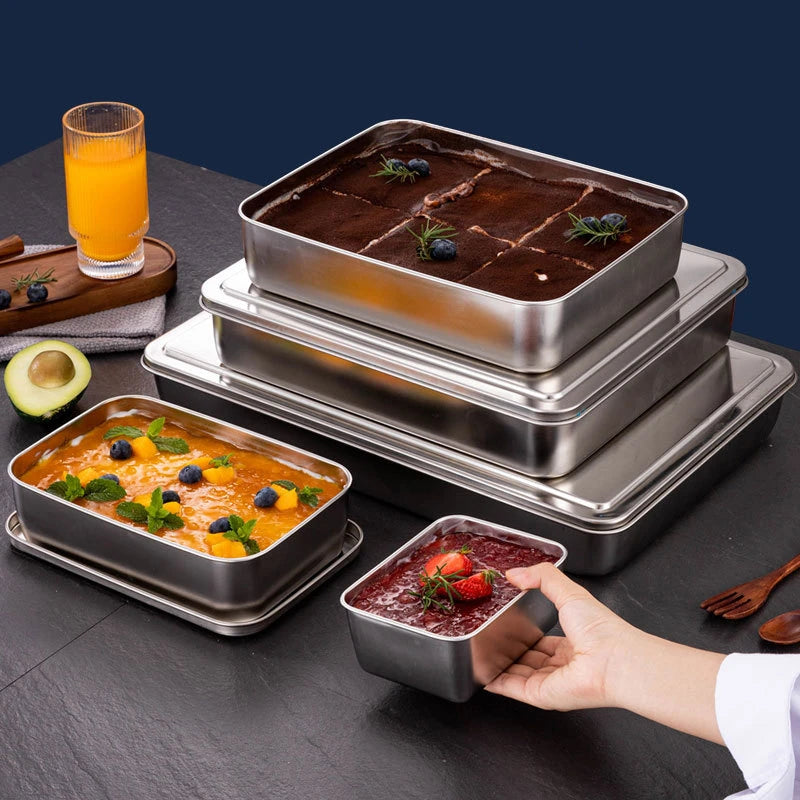 Stainless Steel Food Storage Tray