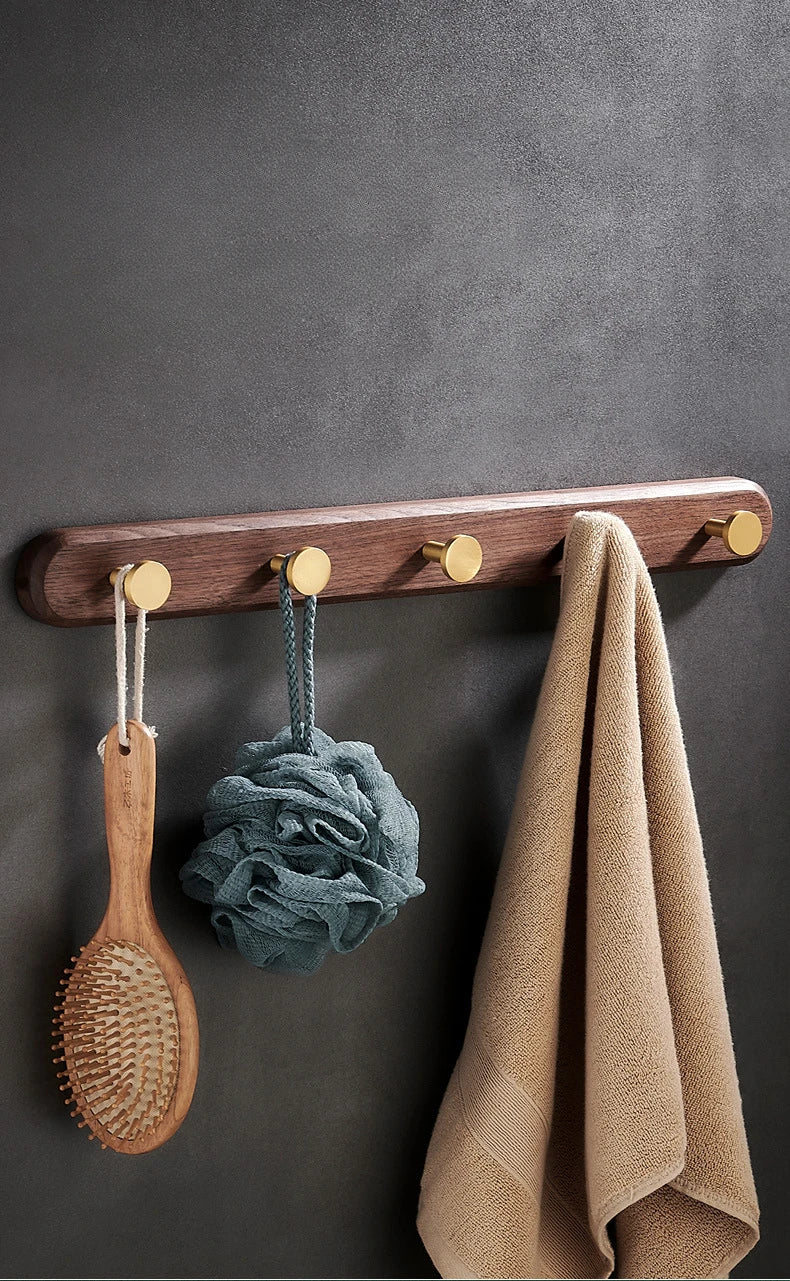 Wall-Mounted Wooden Coat Hook