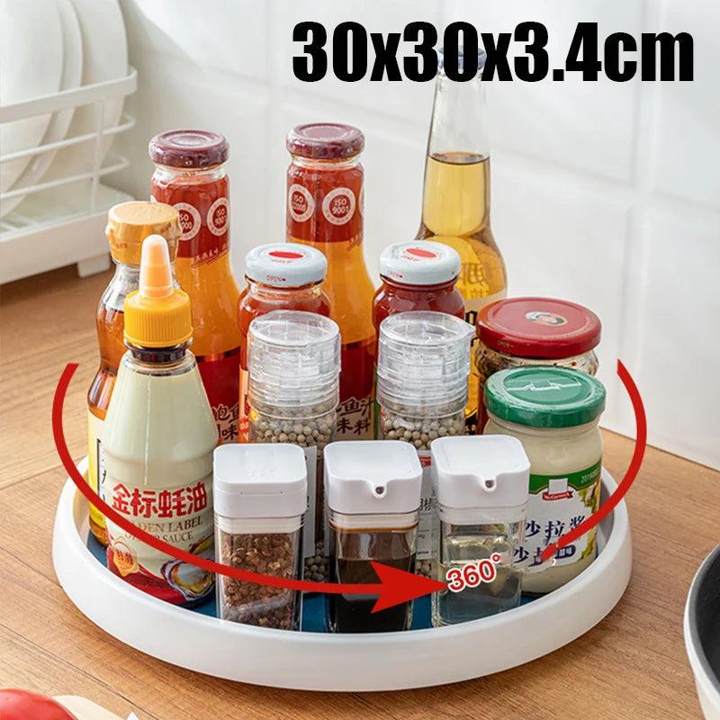 360° Rotating Anti-Slip Kitchen Storage Rack