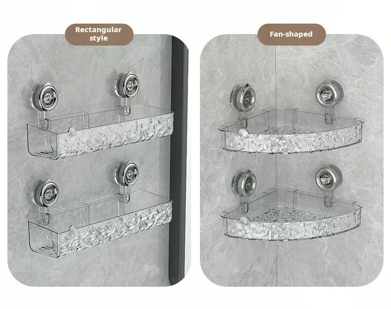 Suction Cup Bathroom Shelf