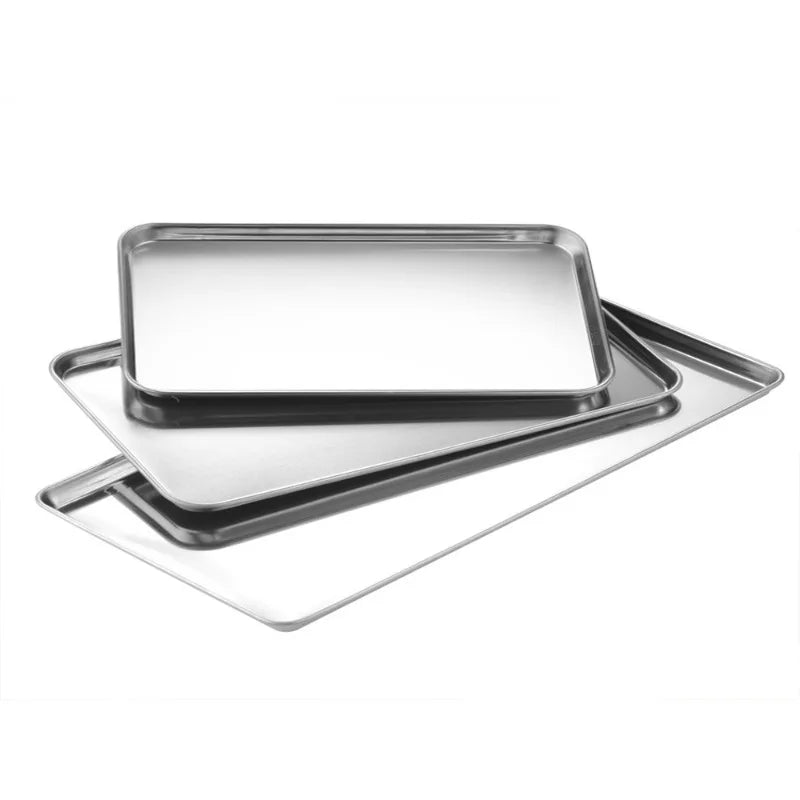 Stainless Steel Shallow Tray