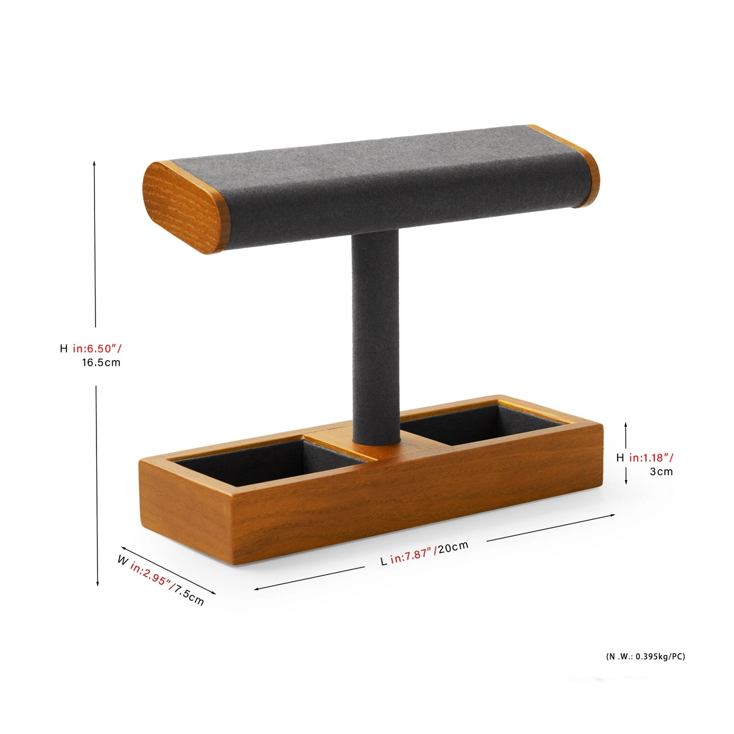 Wooden T-Shape Jewellery Stand