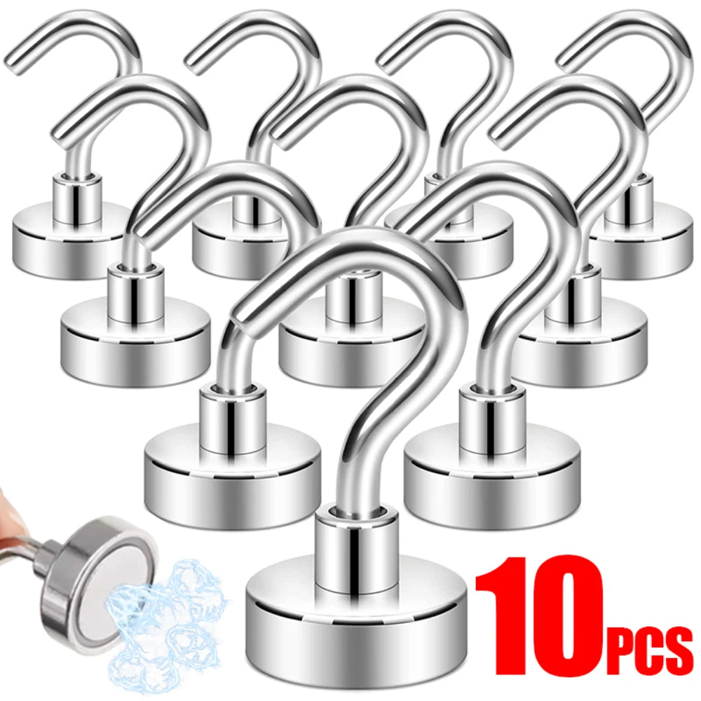 Minimalist Heavy-Duty Magnetic Hook Set