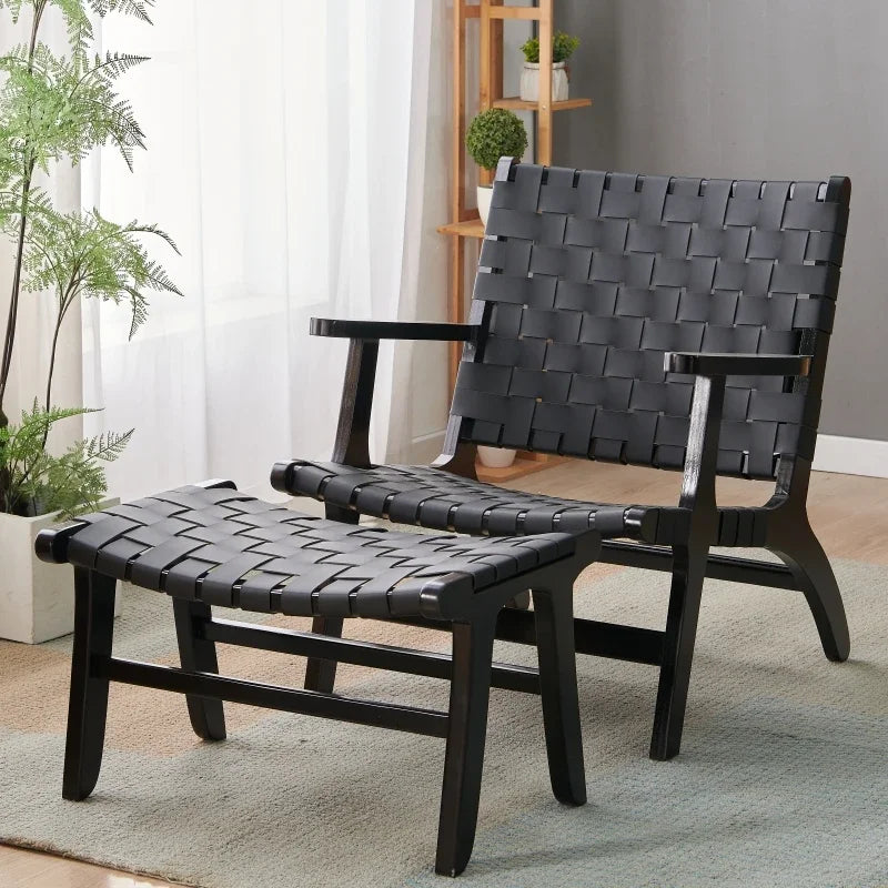 Handwoven Rattan Stool