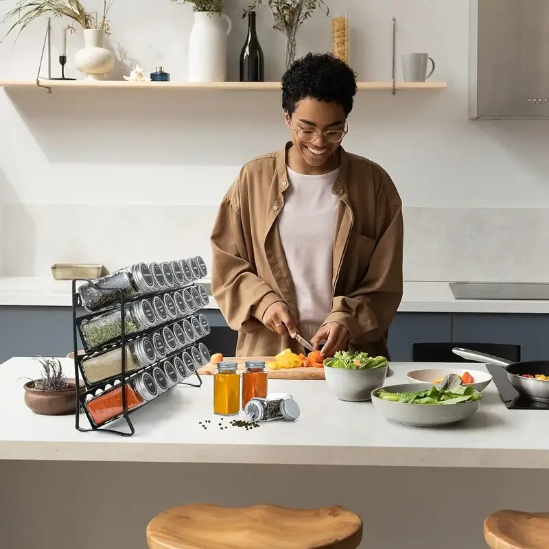 4-Tier Metal Spice Rack