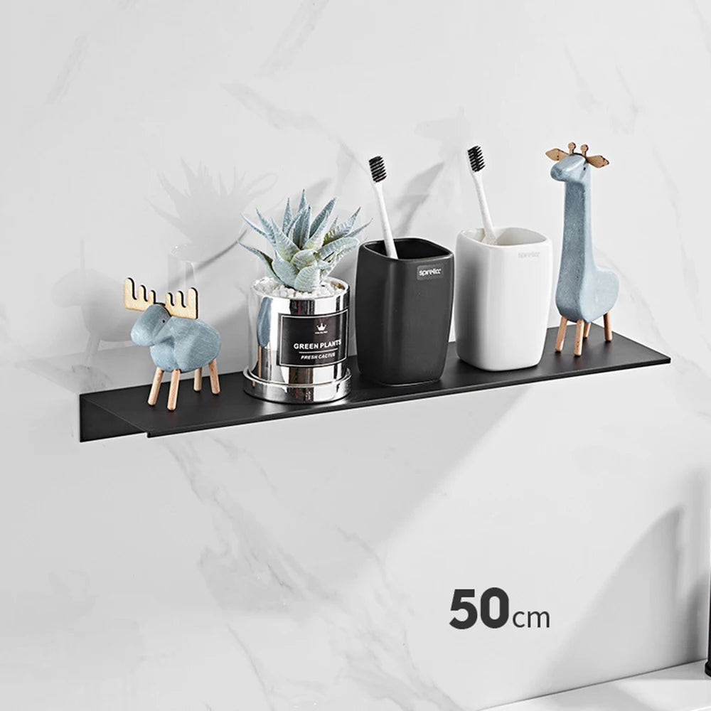 Minimalist Aluminium Bathroom Floating Shelf