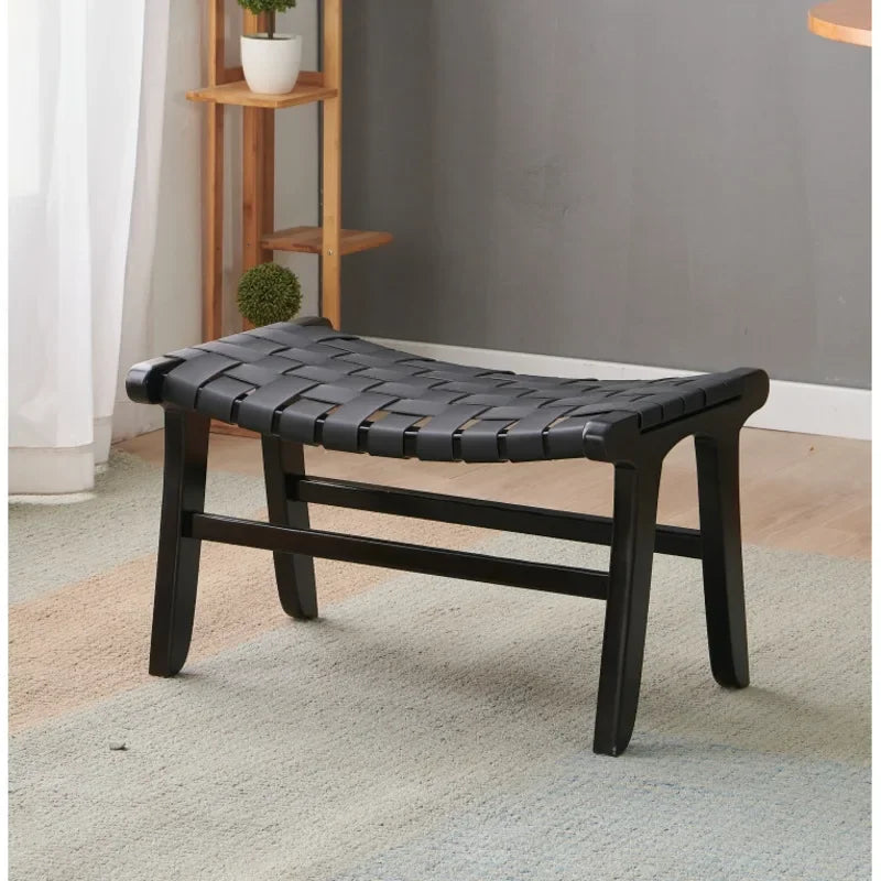 Handwoven Rattan Stool
