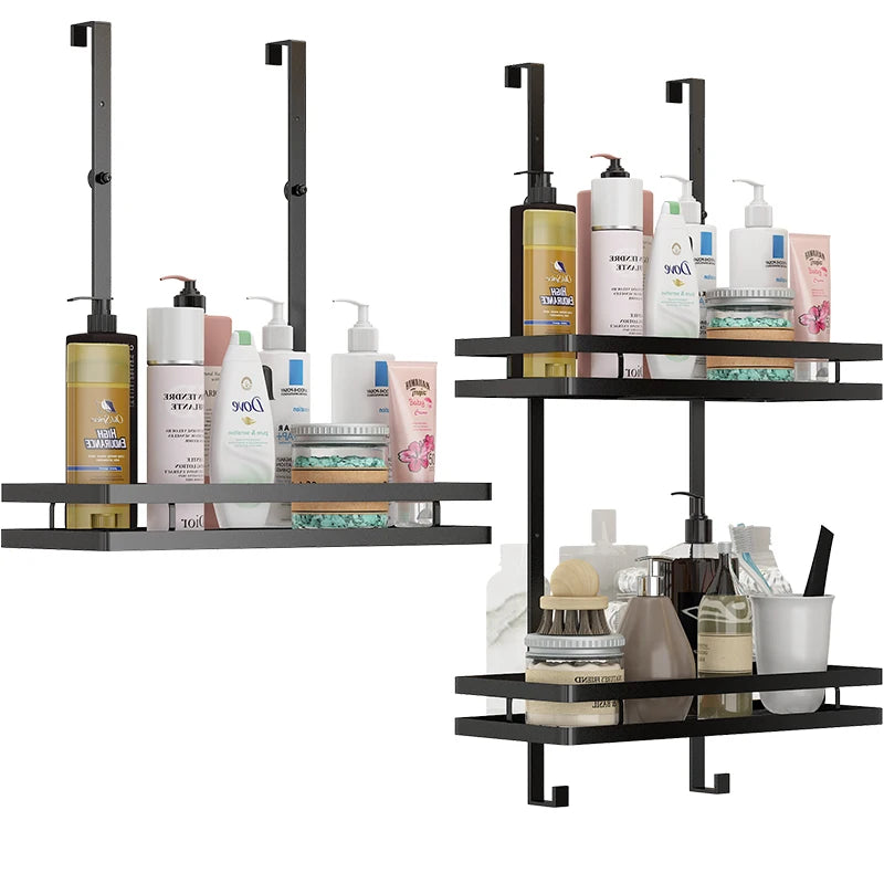 Minimalist No-Drill Bathroom Shelf