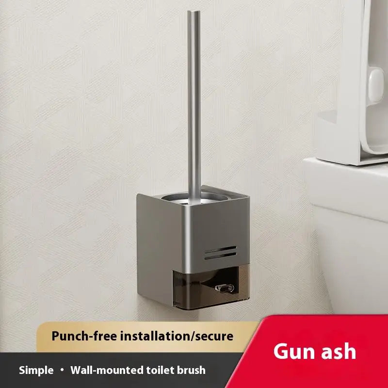 Modern Aluminium Toilet Brush Holder
