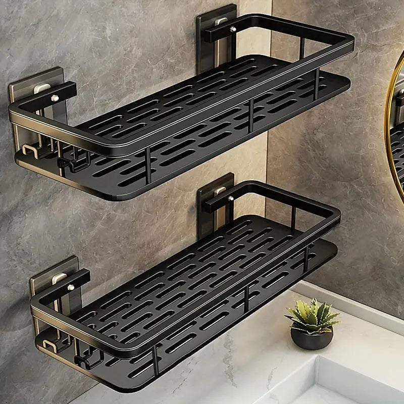 Sleek No-Drill Wall Shelf