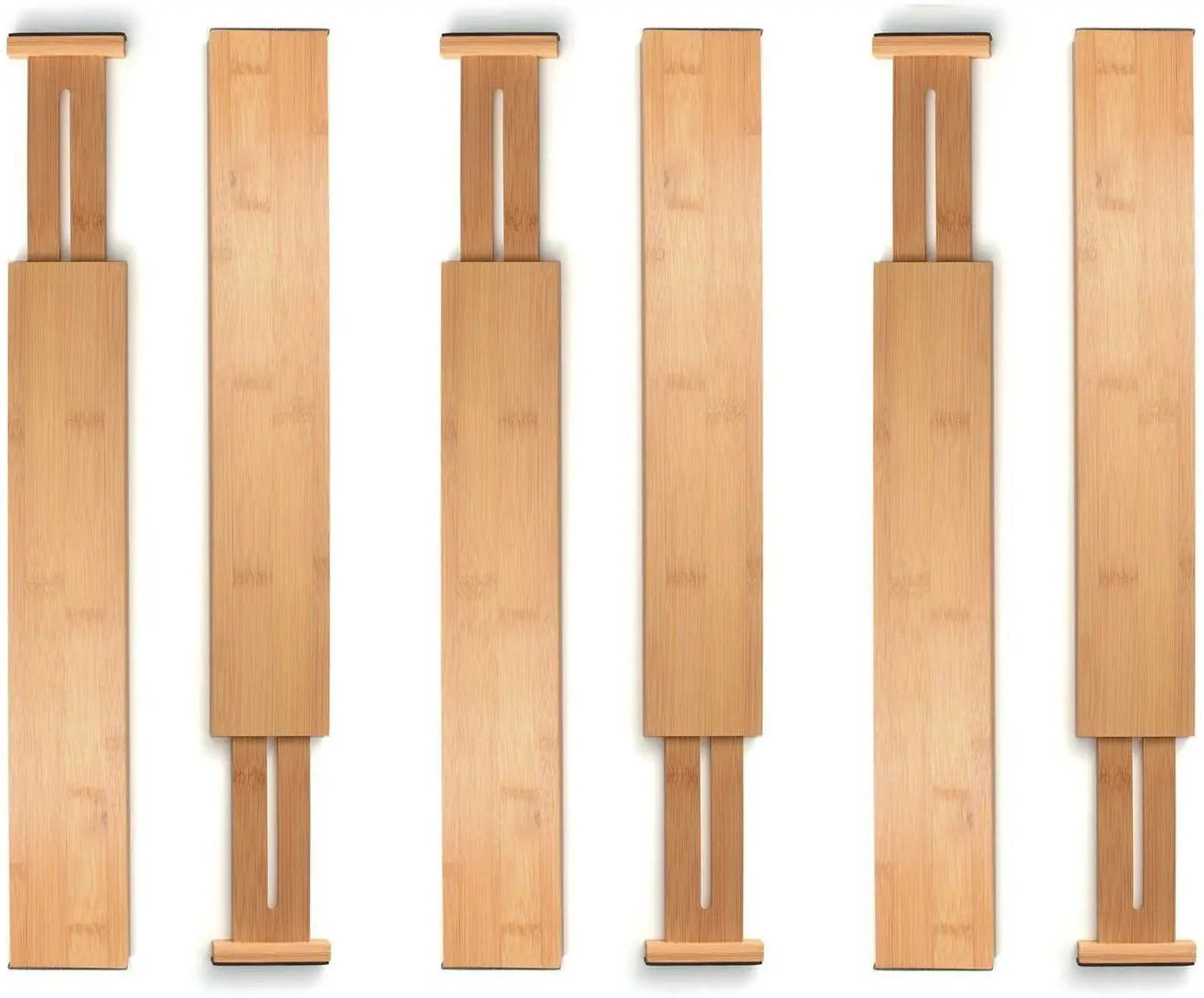 Adjustable Bamboo Drawer Dividers