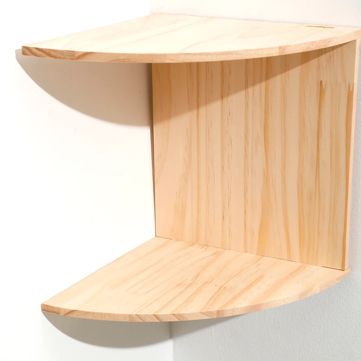 Wooden Burlywood Storage Shelf