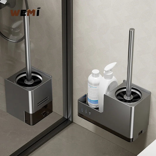 Modern Aluminium Toilet Brush Holder