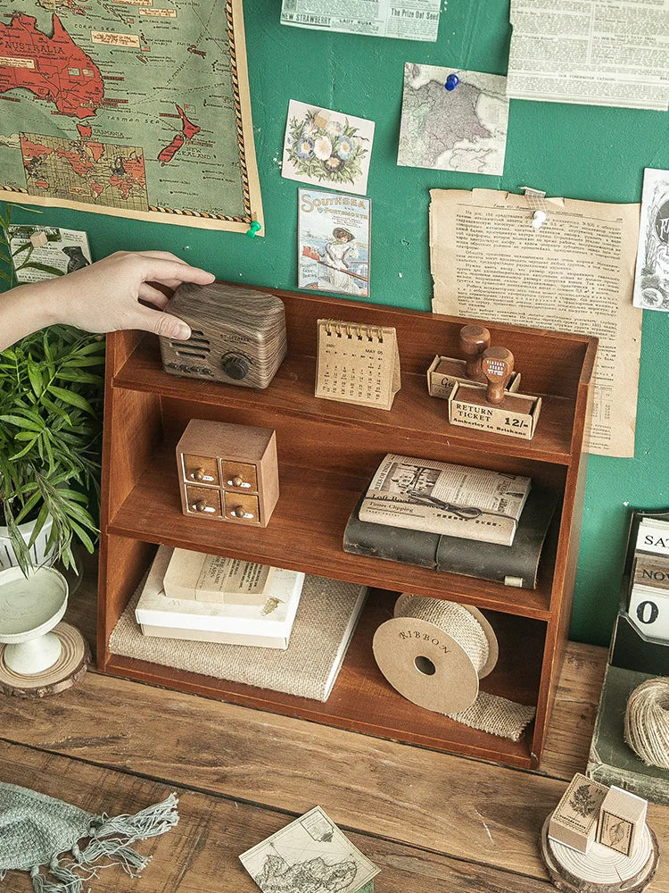 Retro Style Desktop Organizer
