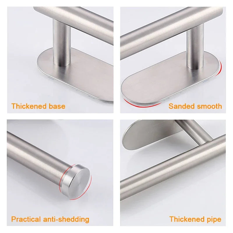 Rust-Proof Steel Toilet Paper Holder