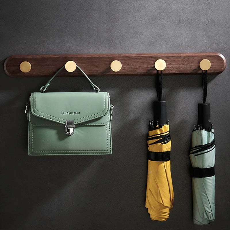 Wall-Mounted Wooden Coat Hook