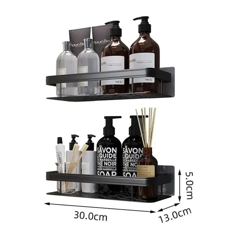 Easy-Mount Bathroom Shelf