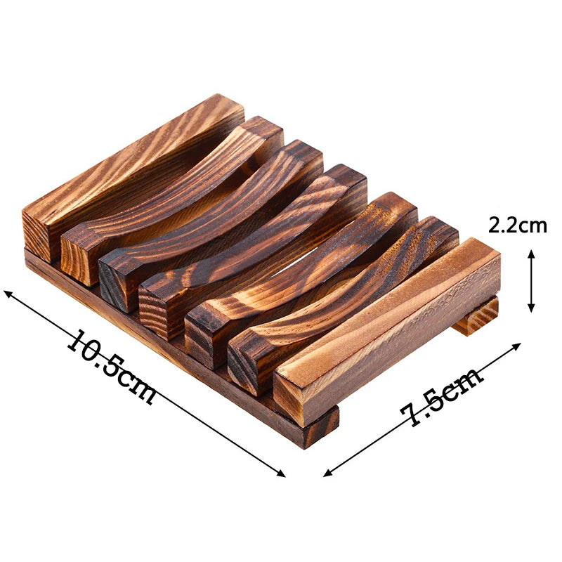 Natural Bamboo Soap Draining Holder