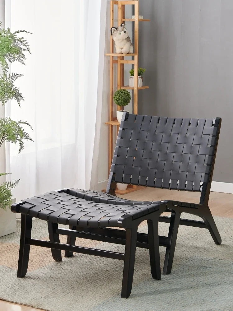 Handwoven Rattan Stool
