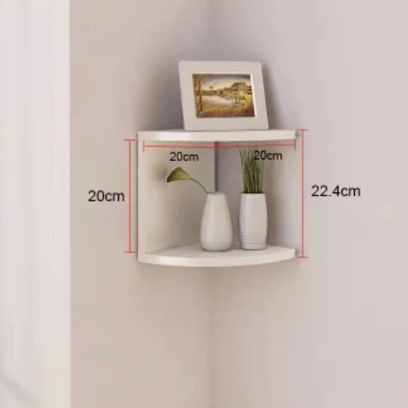 Wooden Burlywood Storage Shelf