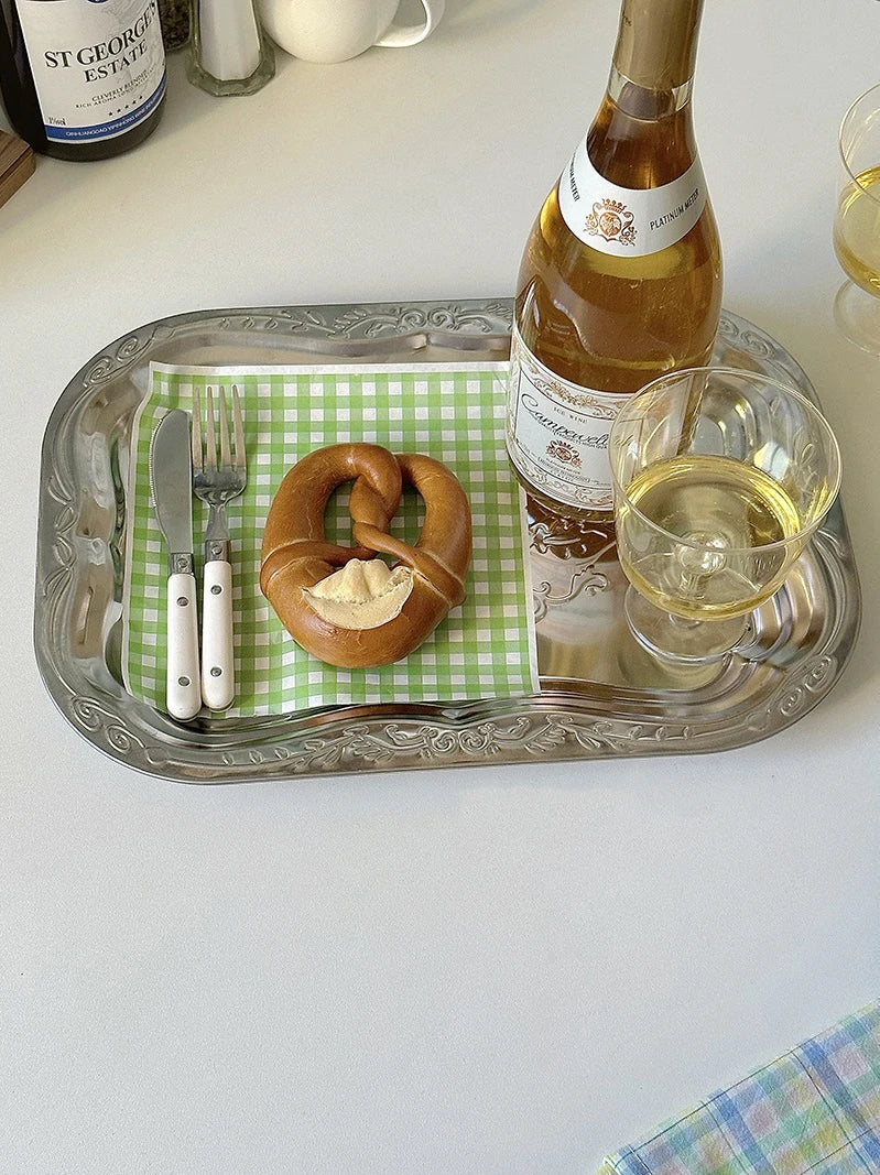 Vintage Restaurant Serving Tray