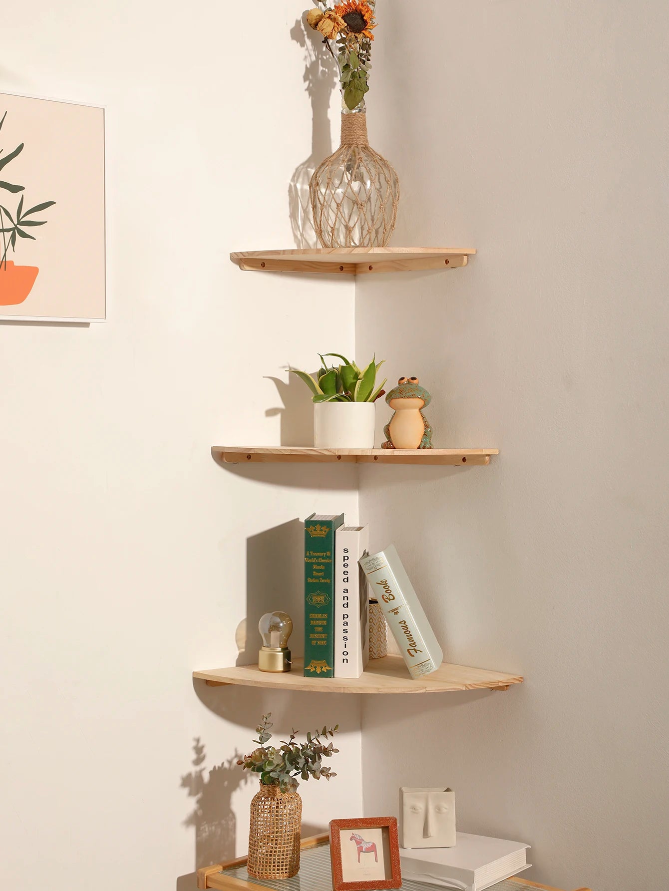 Corner Floating Shelf