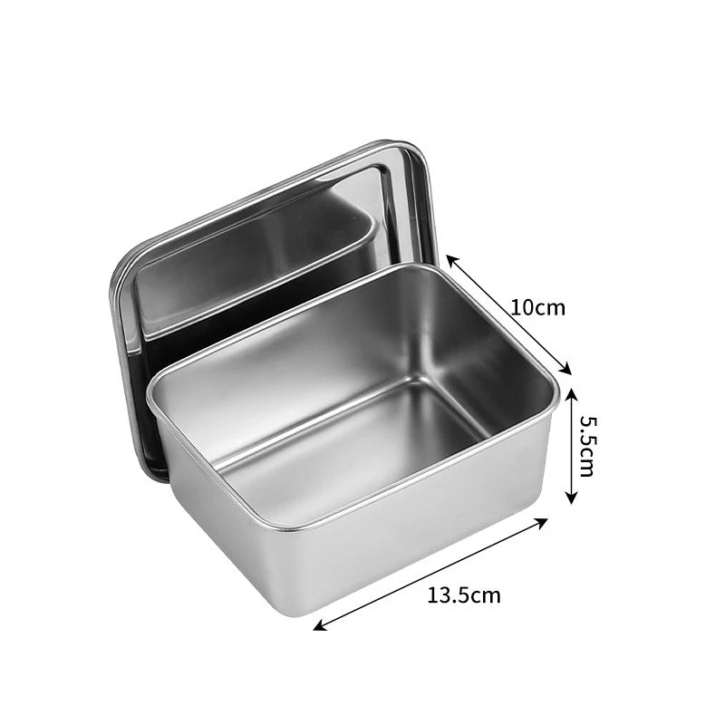 Stainless Steel Food Storage Tray