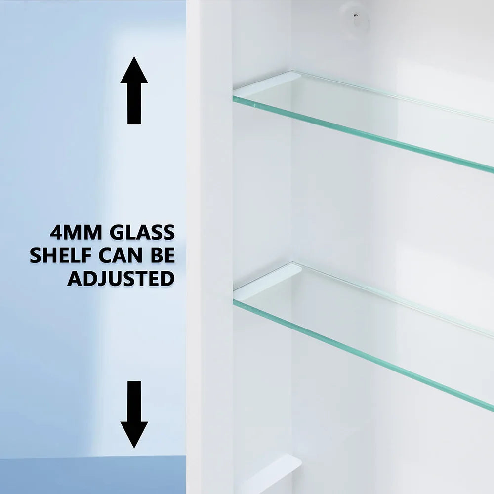 Modern LED Wall-Mounted Mirror Cabinet