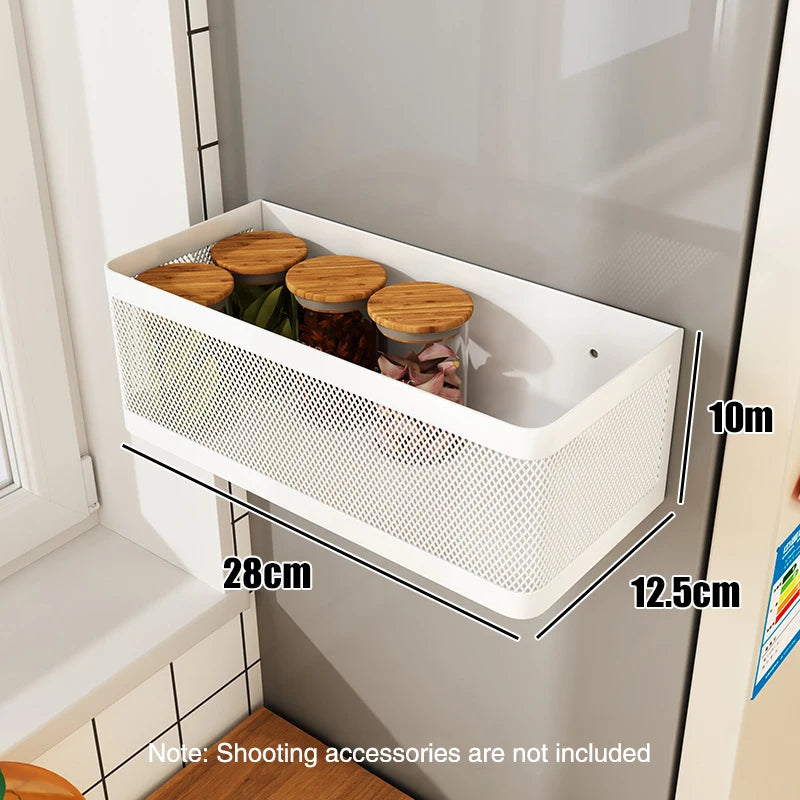 Space-Saving Magnetic Kitchen Rack