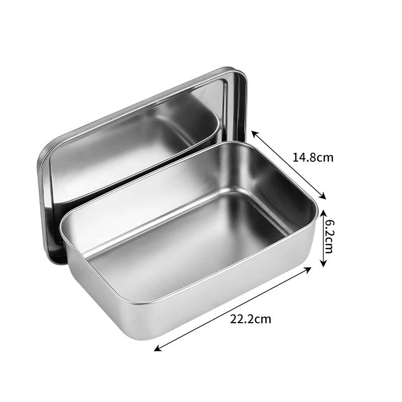 Stainless Steel Food Storage Tray