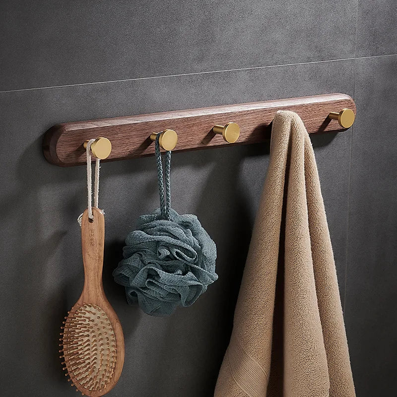 Wall-Mounted Wooden Coat Hook
