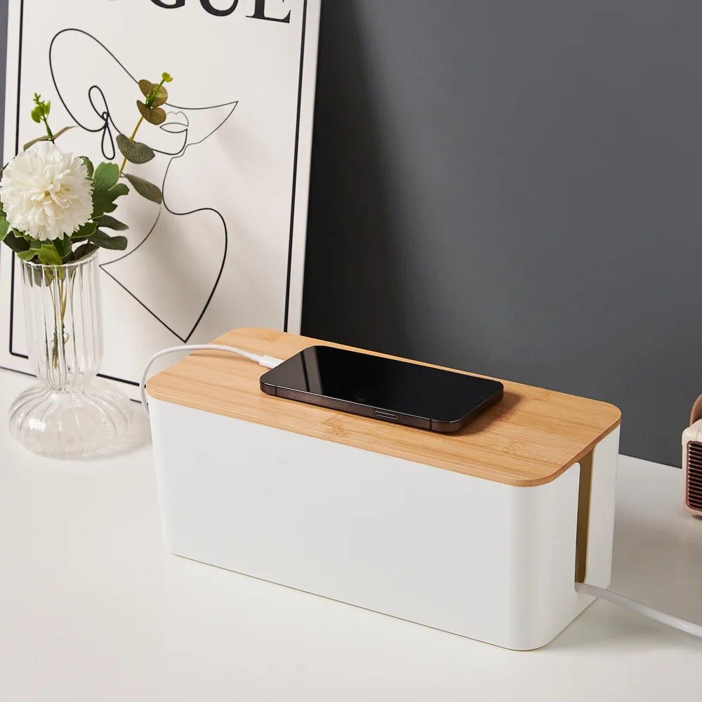 Wire & Power Cord Organizer Box