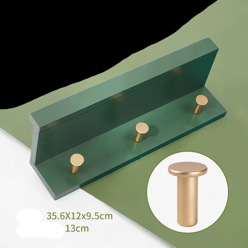 Space-Saving Wooden Coat Rack