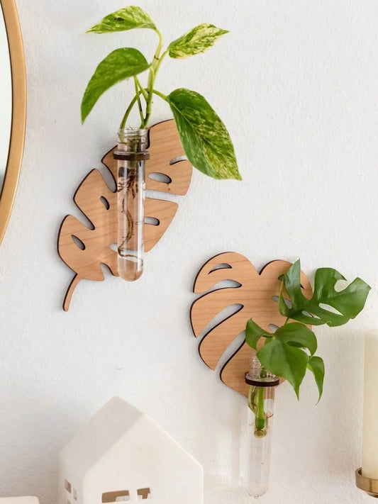 Leaf Design Wall Hanging Planters
