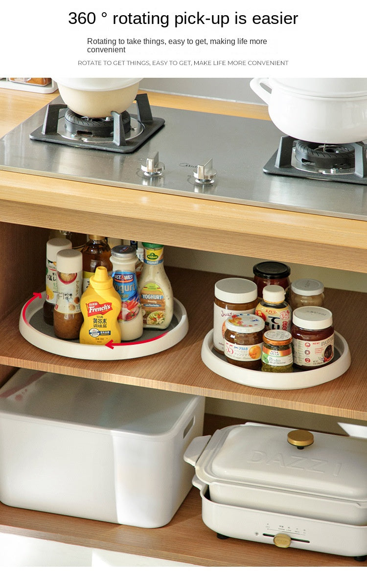 360° Rotating Anti-Slip Kitchen Storage Rack