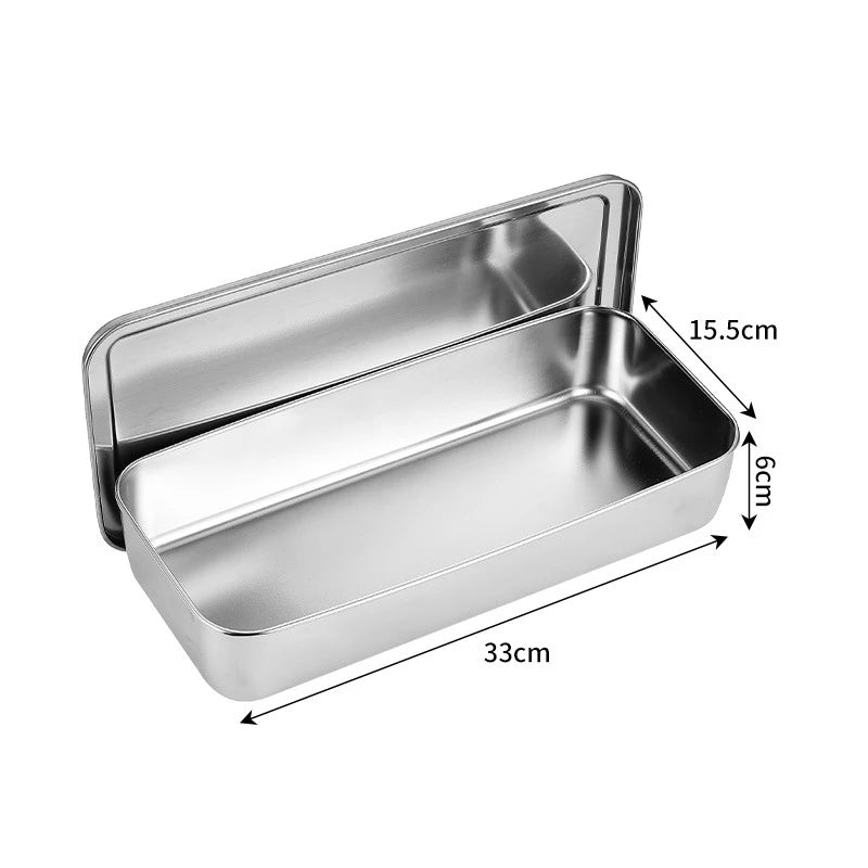 Stainless Steel Food Storage Tray