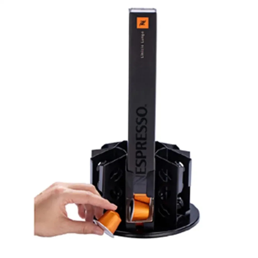 Rotating Coffee Capsule Storage Tower
