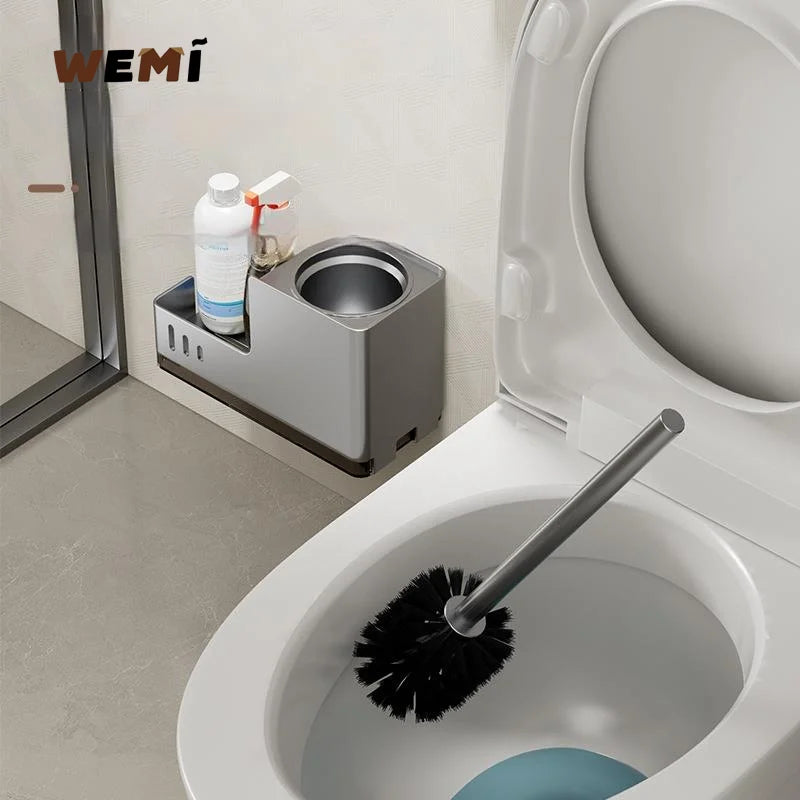 Modern Aluminium Toilet Brush Holder