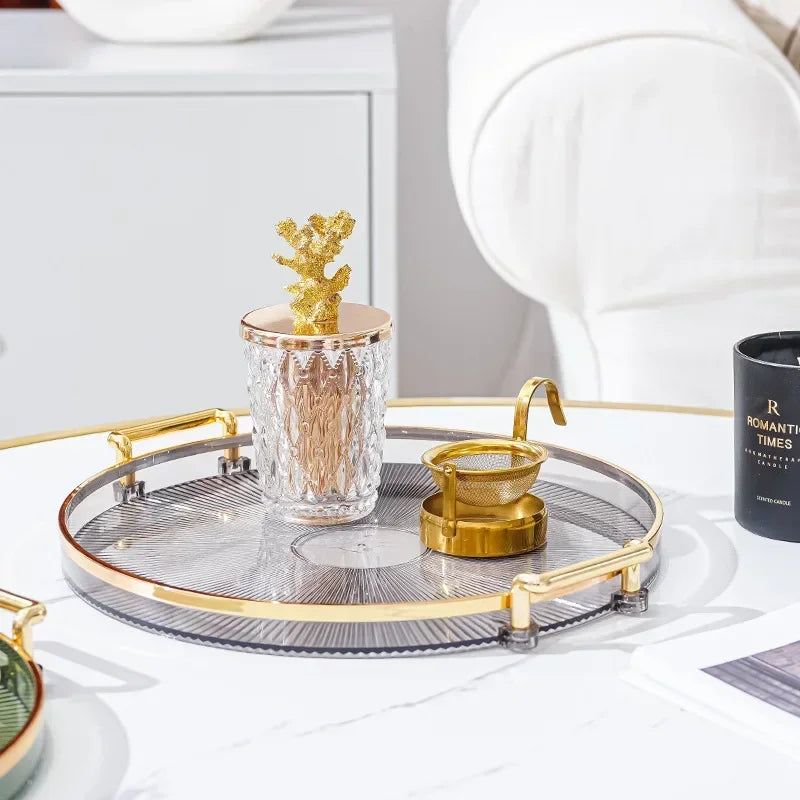 Round Acrylic Serving Tray