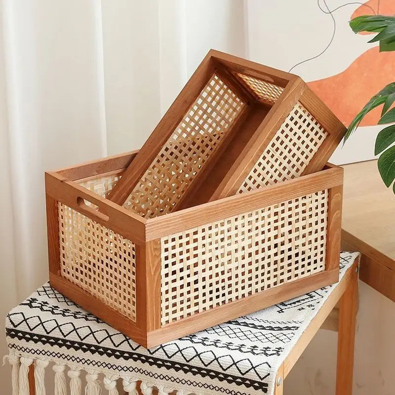 Retro Wooden Storage Box