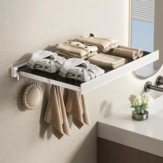 Foldable Wall-Mounted Storage Shelf