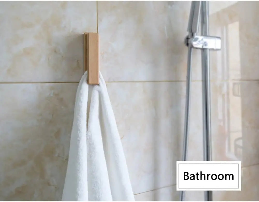 Nordic Wooden Towel Holder
