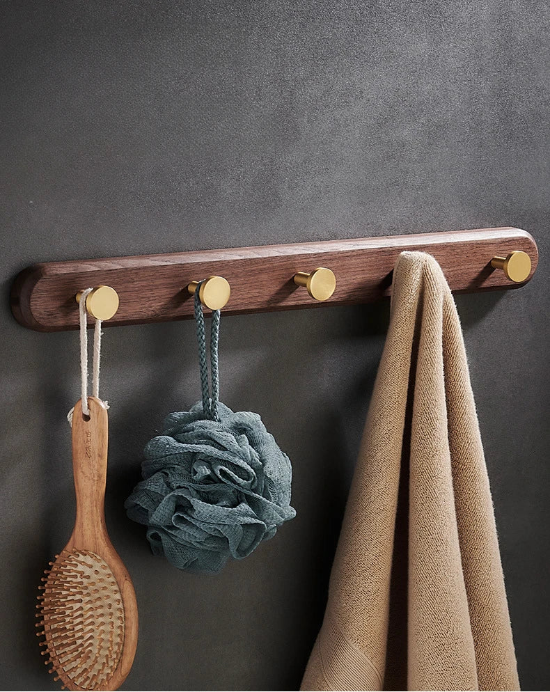 Wall-Mounted Wooden Coat Hook