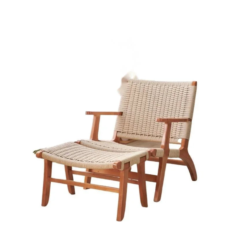 Handwoven Rattan Stool