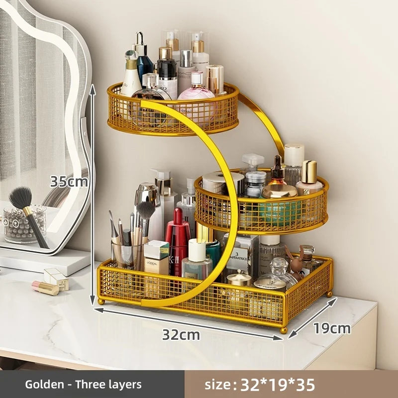 Multi-Layer Desktop Storage Rack