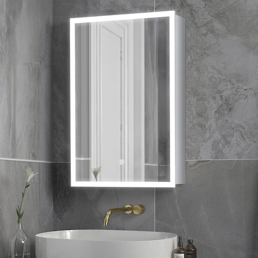 Modern LED Wall-Mounted Mirror Cabinet