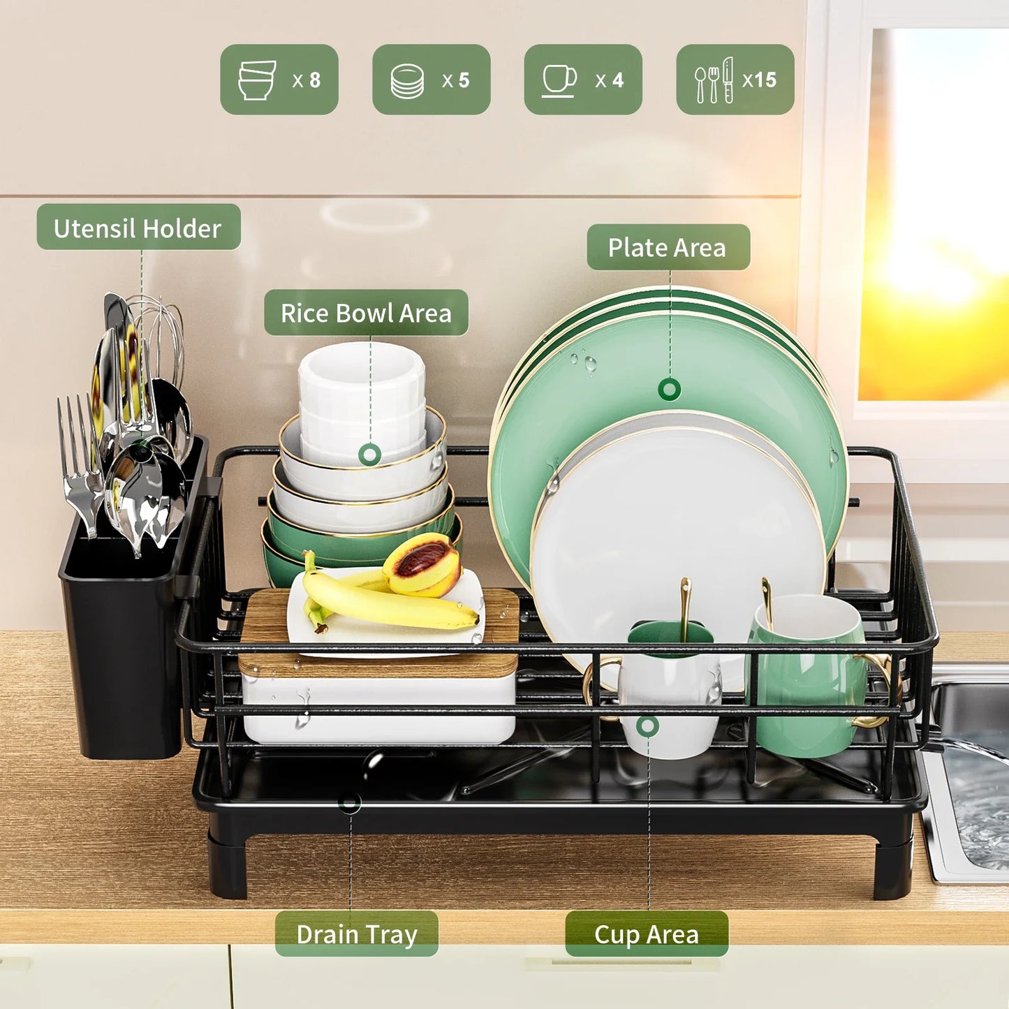 High-Quality dish draining rack