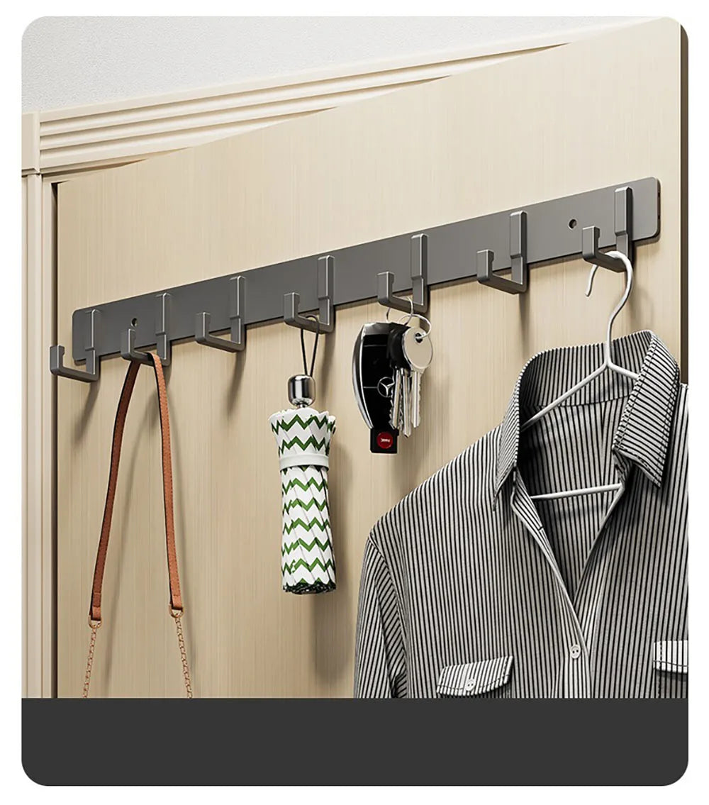Modern Black Wall Coat Rack